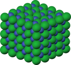 Ionenaustauscher - Kristallstruktur eines Ions