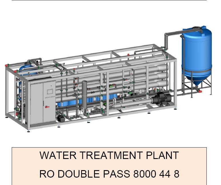 SIMPEC WATER TREATMENT PLANT – RO DOUBLE PASS 8000-44-8
